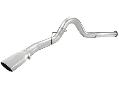 Atlas 5 Inch Aluminized Steel Dpf-Back Exhaust System w/ Tip Ford Diesel Trucks 11-14 V8-6.7L (td) aFe Power-1