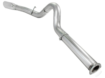 Atlas 5 Inch Aluminized Steel Dpf-Back Exhaust System w/ Tip Ford Diesel Trucks 11-14 V8-6.7L (td) aFe Power-2