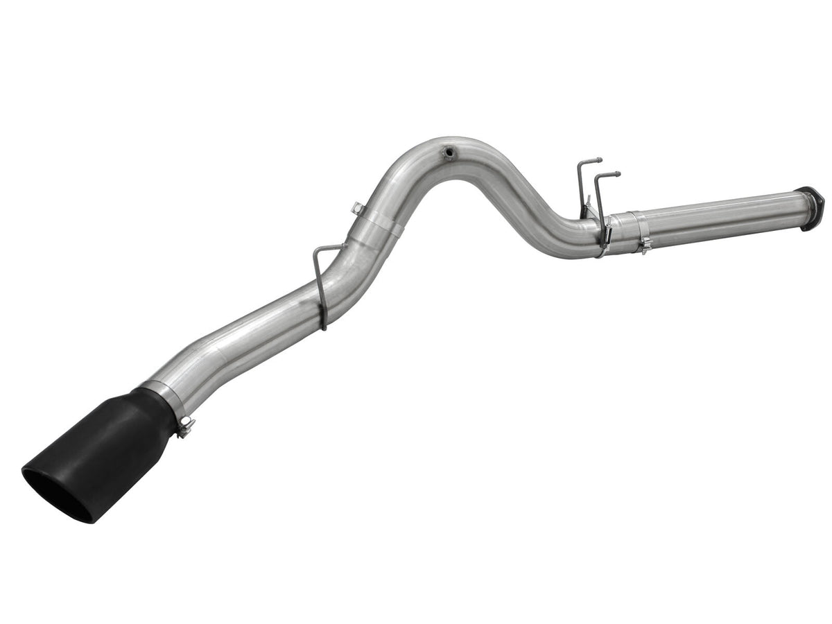 Atlas 5 Inch Aluminized Steel Dpf-Back Exhaust System w/Tip Ford Diesel Trucks 15-16 V8-6.7L (td) aFe Power-7