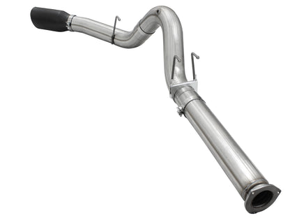 Atlas 5 Inch Aluminized Steel Dpf-Back Exhaust System w/Tip Ford Diesel Trucks 15-16 V8-6.7L (td) aFe Power-8