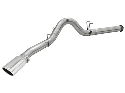 Atlas 5 Inch Aluminized Steel Dpf-Back Exhaust System w/Tip Ford Diesel Trucks 15-16 V8-6.7L (td) aFe Power-1