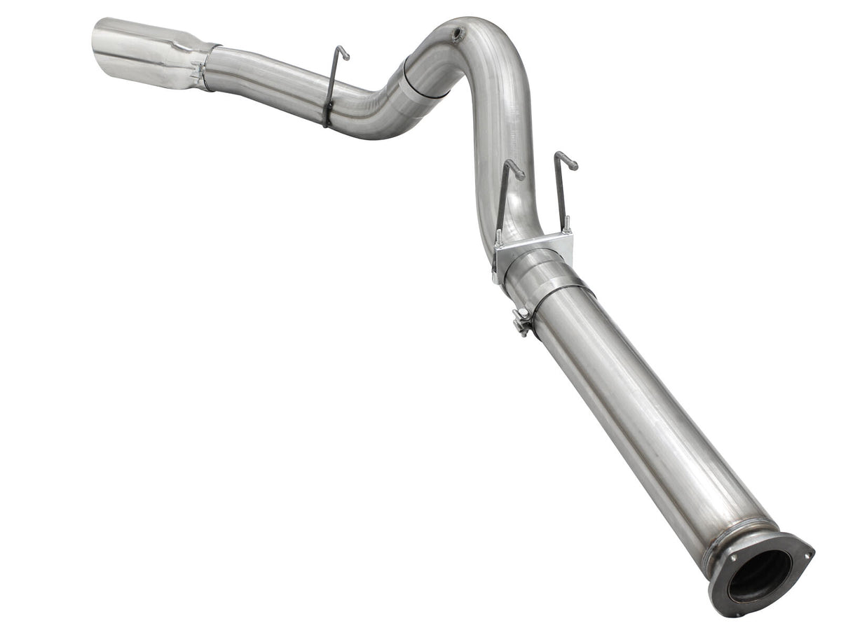 Atlas 5 Inch Aluminized Steel Dpf-Back Exhaust System w/Tip Ford Diesel Trucks 15-16 V8-6.7L (td) aFe Power-2