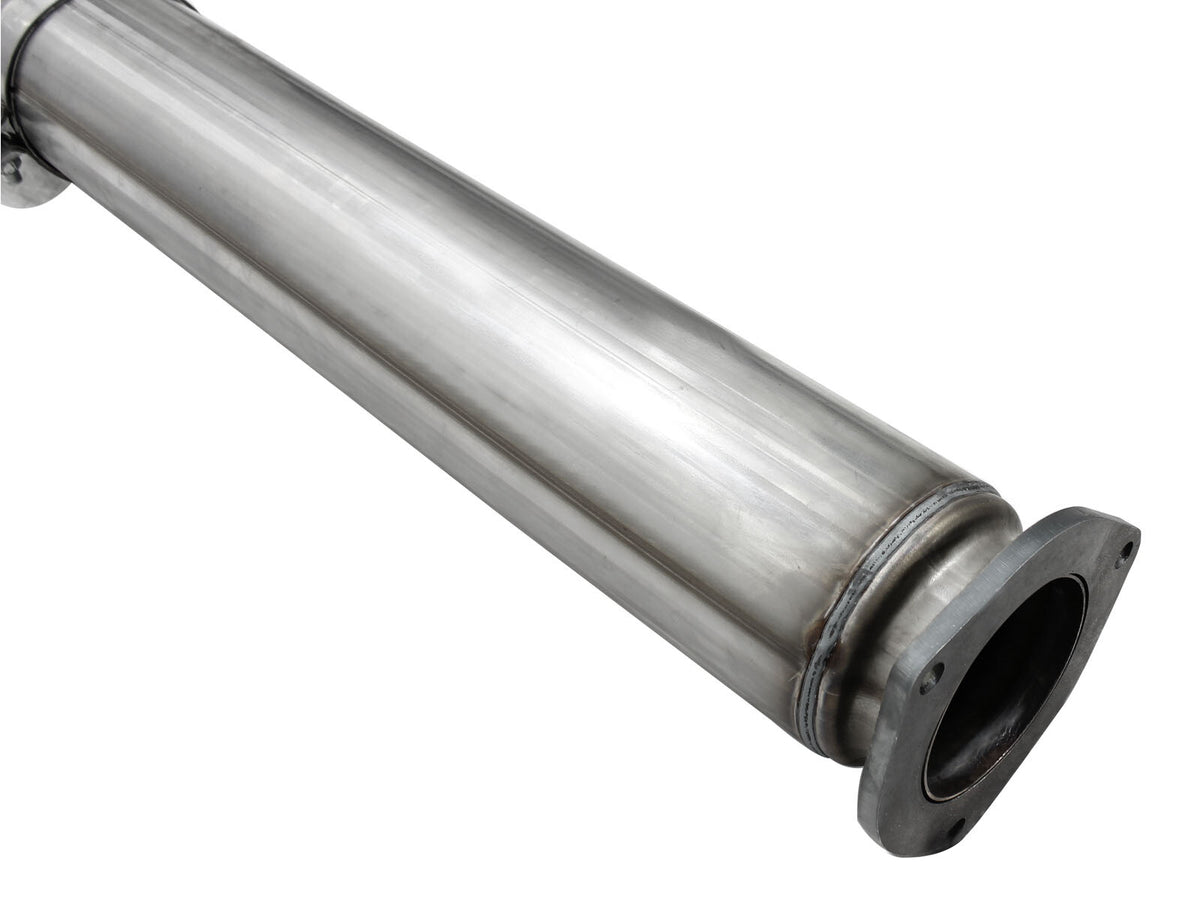 Atlas 5 Inch Aluminized Steel Dpf-Back Exhaust System w/Tip Ford Diesel Trucks 15-16 V8-6.7L (td) aFe Power-4