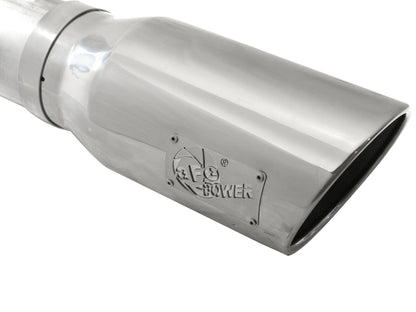 Atlas 5 Inch Aluminized Steel Dpf-Back Exhaust System w/Tip Ford Diesel Trucks 15-16 V8-6.7L (td) aFe Power-5
