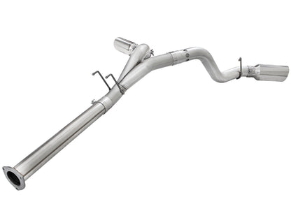 Atlas 4 Inch Aluminized Steel Dpf-Back Exhaust System w/ Tip Ford Diesel Trucks 11-14 V8-6.7L (td) aFe Power-2