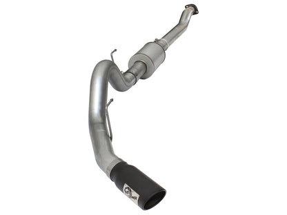 Atlas 4 Inch Aluminized Steel Cat-Back Exhaust System w/ Muffler & Black Tip Ford F-150 15-20 V6-2.7L/3.5L (tt) aFe Power