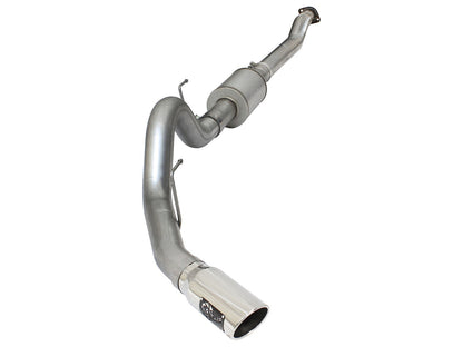 Atlas 4 Inch Aluminized Steel Cat-Back Exhaust System w/ Muffler & Polished Tip Ford F-150 15-19 V6-2.7L/3.5L (tt) aFe Power
