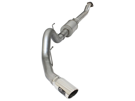 Atlas 4 Inch Aluminized Steel Cat-Back Exhaust System w/ Muffler & Polished Tip Ford F-150 15-19 V6-2.7L/3.5L (tt) aFe Power