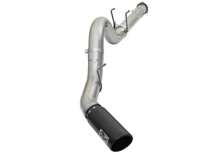 Atlas 5 Inch Aluminized Steel Dpf-Back Exhaust System w/ Tip Ford Diesel Trucks 17-26 V8-6.7L (td) aFe Power-8