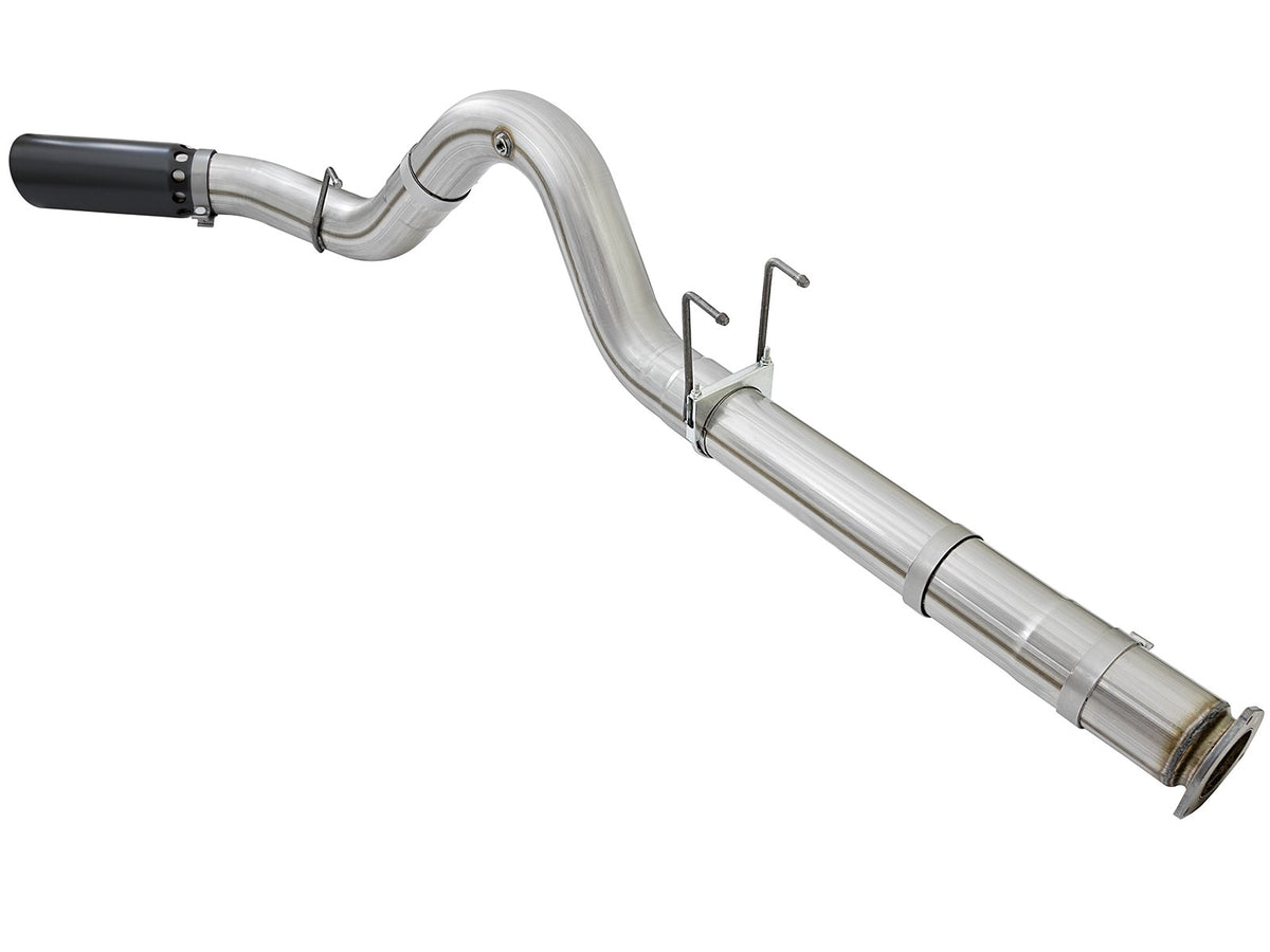 Atlas 5 Inch Aluminized Steel Dpf-Back Exhaust System w/ Tip Ford Diesel Trucks 17-26 V8-6.7L (td) aFe Power-10