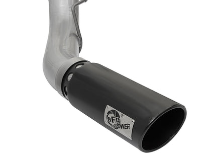 Atlas 5 Inch Aluminized Steel Dpf-Back Exhaust System w/ Tip Ford Diesel Trucks 17-26 V8-6.7L (td) aFe Power-12