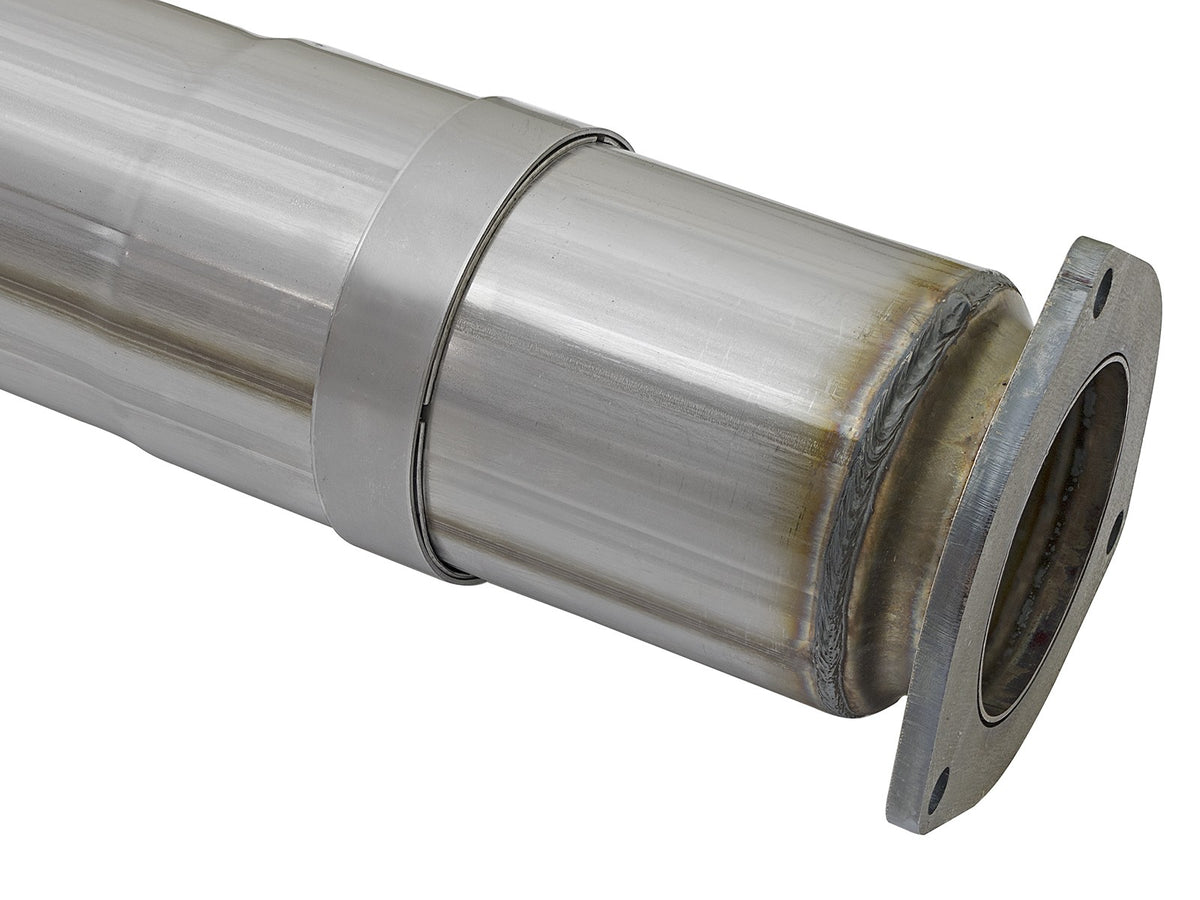 Atlas 5 Inch Aluminized Steel Dpf-Back Exhaust System w/ Tip Ford Diesel Trucks 17-26 V8-6.7L (td) aFe Power-13