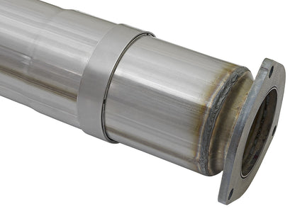Atlas 5 Inch Aluminized Steel Dpf-Back Exhaust System w/ Tip Ford Diesel Trucks 17-26 V8-6.7L (td) aFe Power-13