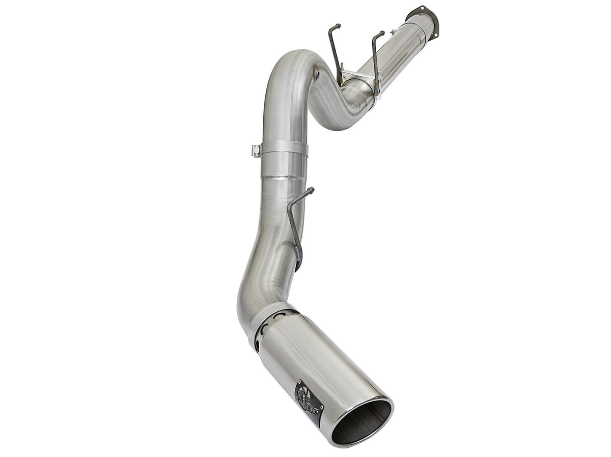 Atlas 5 Inch Aluminized Steel Dpf-Back Exhaust System w/ Tip Ford Diesel Trucks 17-26 V8-6.7L (td) aFe Power