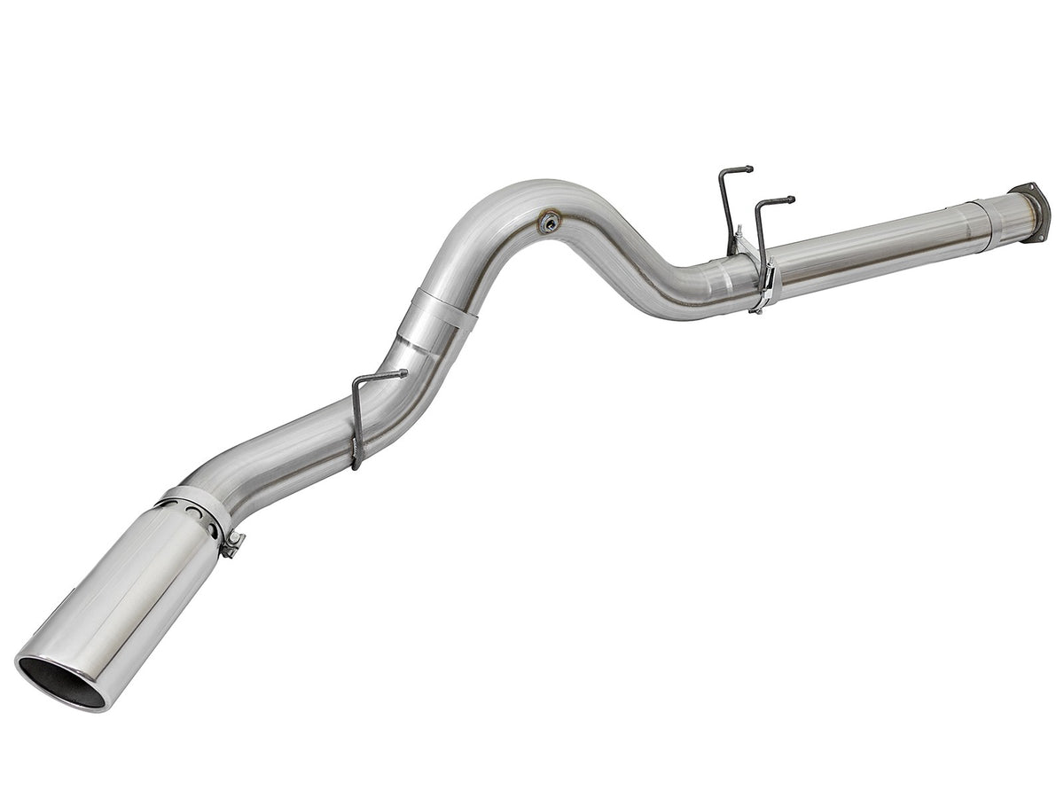 Atlas 5 Inch Aluminized Steel Dpf-Back Exhaust System w/ Tip Ford Diesel Trucks 17-26 V8-6.7L (td) aFe Power-1