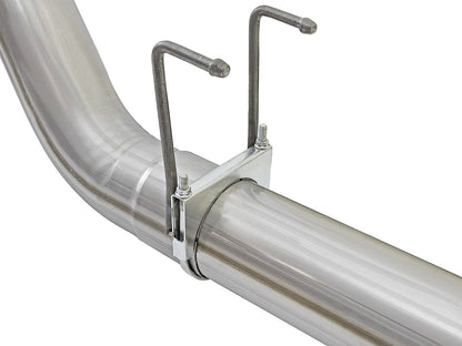 Atlas 5 Inch Aluminized Steel Dpf-Back Exhaust System w/ Tip Ford Diesel Trucks 17-26 V8-6.7L (td) aFe Power-3