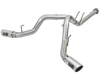Atlas 4 Inch Aluminized Steel Dpf-Back Exhaust System w/ Tip Ford Diesel Trucks 17-26 V8-6.7L (td) aFe Power