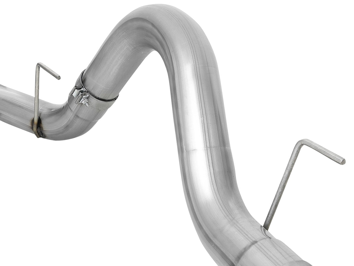 Atlas 4 Inch Aluminized Steel Dpf-Back Exhaust System w/ Tip Ford F-150 18-20 V6-3.0L (td) aFe Power-9