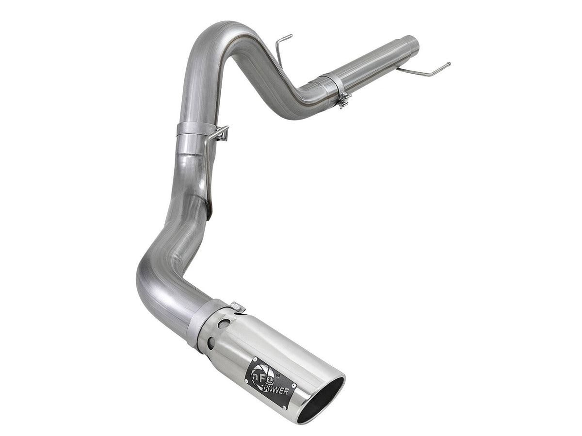 Atlas 4 Inch Aluminized Steel Dpf-Back Exhaust System w/ Tip Ford F-150 18-20 V6-3.0L (td) aFe Power