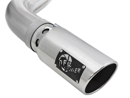 Atlas 4 Inch Aluminized Steel Dpf-Back Exhaust System w/ Tip Ford F-150 18-20 V6-3.0L (td) aFe Power-1