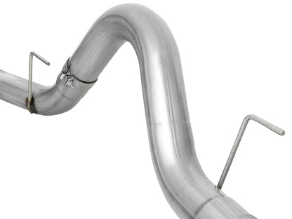 Atlas 4 Inch Aluminized Steel Dpf-Back Exhaust System w/ Tip Ford F-150 18-20 V6-3.0L (td) aFe Power-2