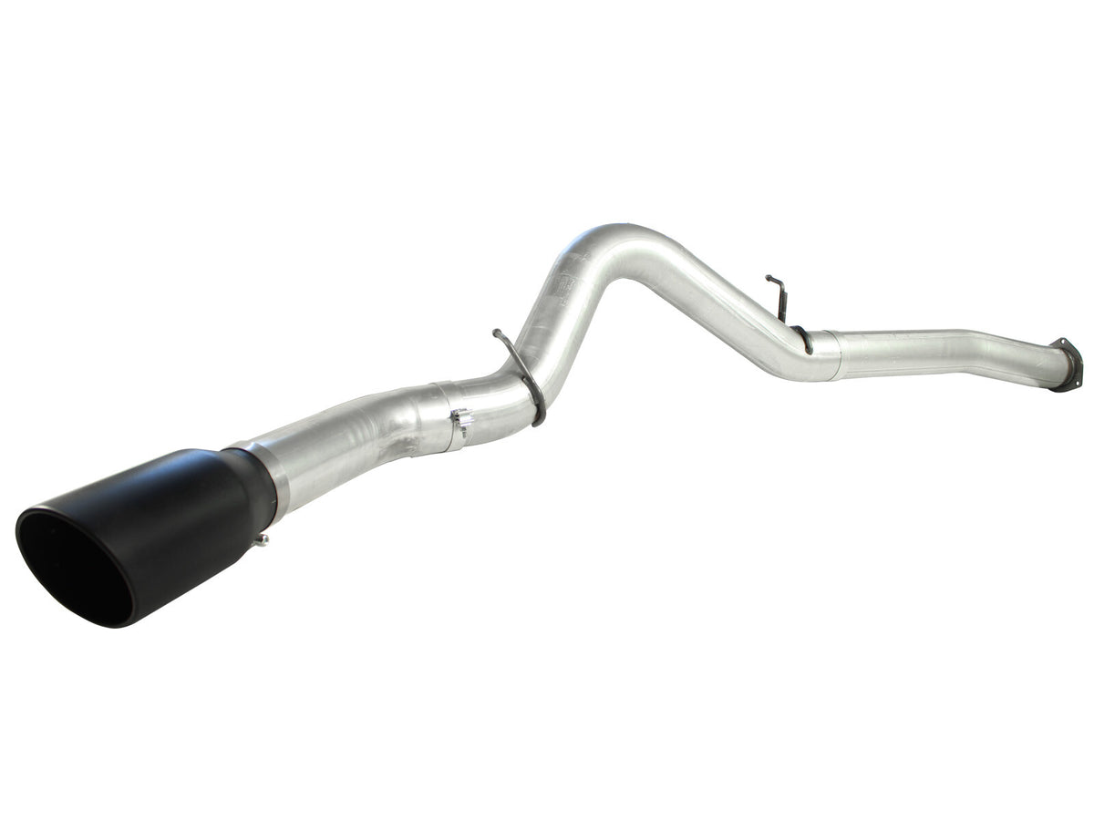 Atlas 5 Inch Aluminized Steel Dpf-Back Exhaust System w/Tip GM Diesel Trucks 07.5-10 V8-6.6L (td) Lmm aFe Power-5