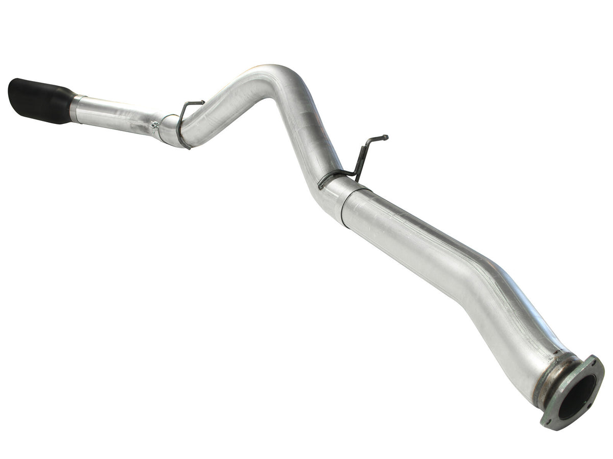 Atlas 5 Inch Aluminized Steel Dpf-Back Exhaust System w/Tip GM Diesel Trucks 07.5-10 V8-6.6L (td) Lmm aFe Power-6
