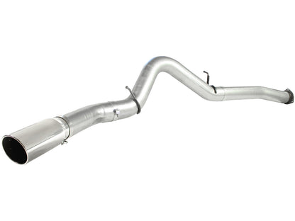 Atlas 5 Inch Aluminized Steel Dpf-Back Exhaust System w/Tip GM Diesel Trucks 07.5-10 V8-6.6L (td) Lmm aFe Power-1
