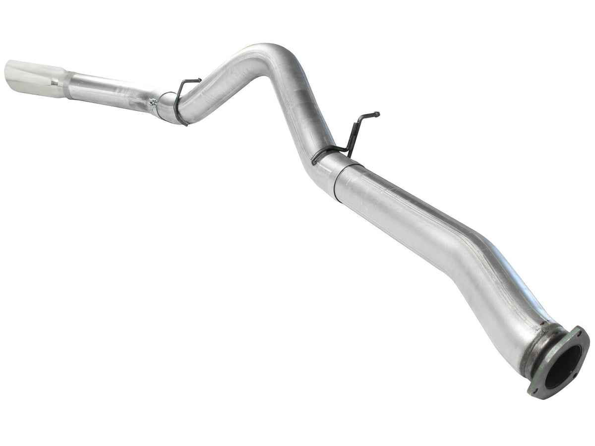 Atlas 5 Inch Aluminized Steel Dpf-Back Exhaust System w/Tip GM Diesel Trucks 07.5-10 V8-6.6L (td) Lmm aFe Power-2