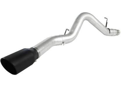 Atlas 5 Inch Aluminized Steel Dpf-Back Exhaust System w/ Tip GM Diesel Trucks 11-16 V8-6.6L (td) Lml aFe Power-5