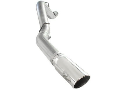 Atlas 5 Inch Aluminized Steel Dpf-Back Exhaust System w/ Tip GM Diesel Trucks 11-16 V8-6.6L (td) Lml aFe Power