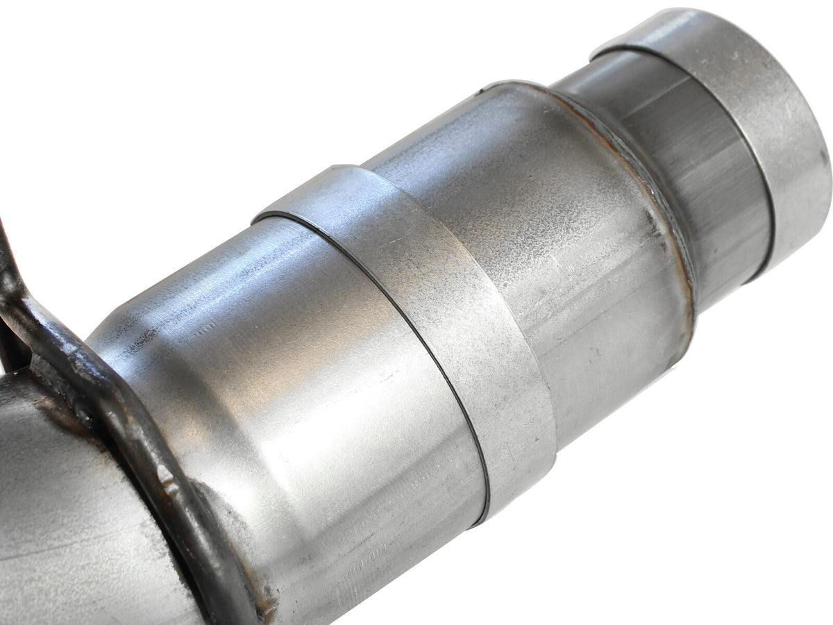 Atlas 5 Inch Aluminized Steel Dpf-Back Exhaust System GM Diesel Trucks 11-16 V8-6.6L (td) Lml aFe Power-4