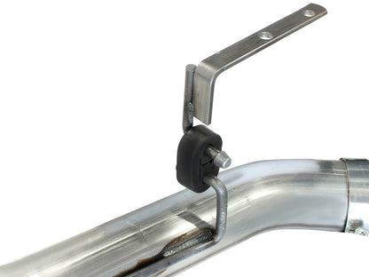 Atlas 4 Inch Aluminized Steel Dpf-Back Exhaust System w/ Tip GM Diesel Trucks 11-16 V8-6.6L (td) Lml aFe Power-4