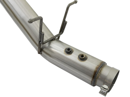 Atlas 4 Inch Aluminized Steel Dpf-Back Exhaust System w/Black Tip GM Diesel Trucks 17-19 V8-6.6L (td) L5P aFe Power-4