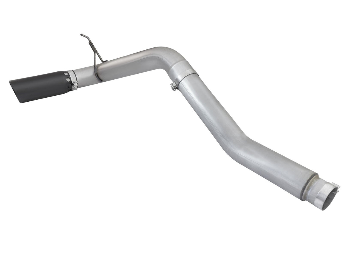 Atlas 5 Inch Aluminized Steel Dpf-Back Exhaust System w/Black Tip Nissan Titan Xd 16-19 V8-5.0L (td) aFe Power-2