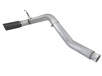 Atlas 5 Inch Aluminized Steel Dpf-Back Exhaust System w/Black Tip Nissan Titan Xd 16-19 V8-5.0L (td) aFe Power-2