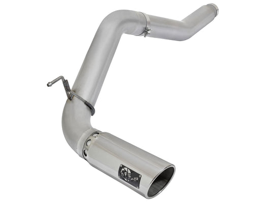 Atlas 5 Inch Aluminized Steel Dpf-Back Exhaust System w/ Polished Tip Nissan Titan Xd 16-19 V8-5.0L (td) aFe Power