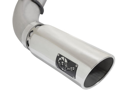 Atlas 5 Inch Aluminized Steel Dpf-Back Exhaust System w/ Polished Tip Nissan Titan Xd 16-19 V8-5.0L (td) aFe Power-3