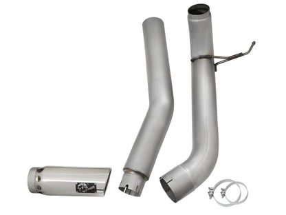 Atlas 5 Inch Aluminized Steel Dpf-Back Exhaust System w/ Polished Tip Nissan Titan Xd 16-19 V8-5.0L (td) aFe Power-6