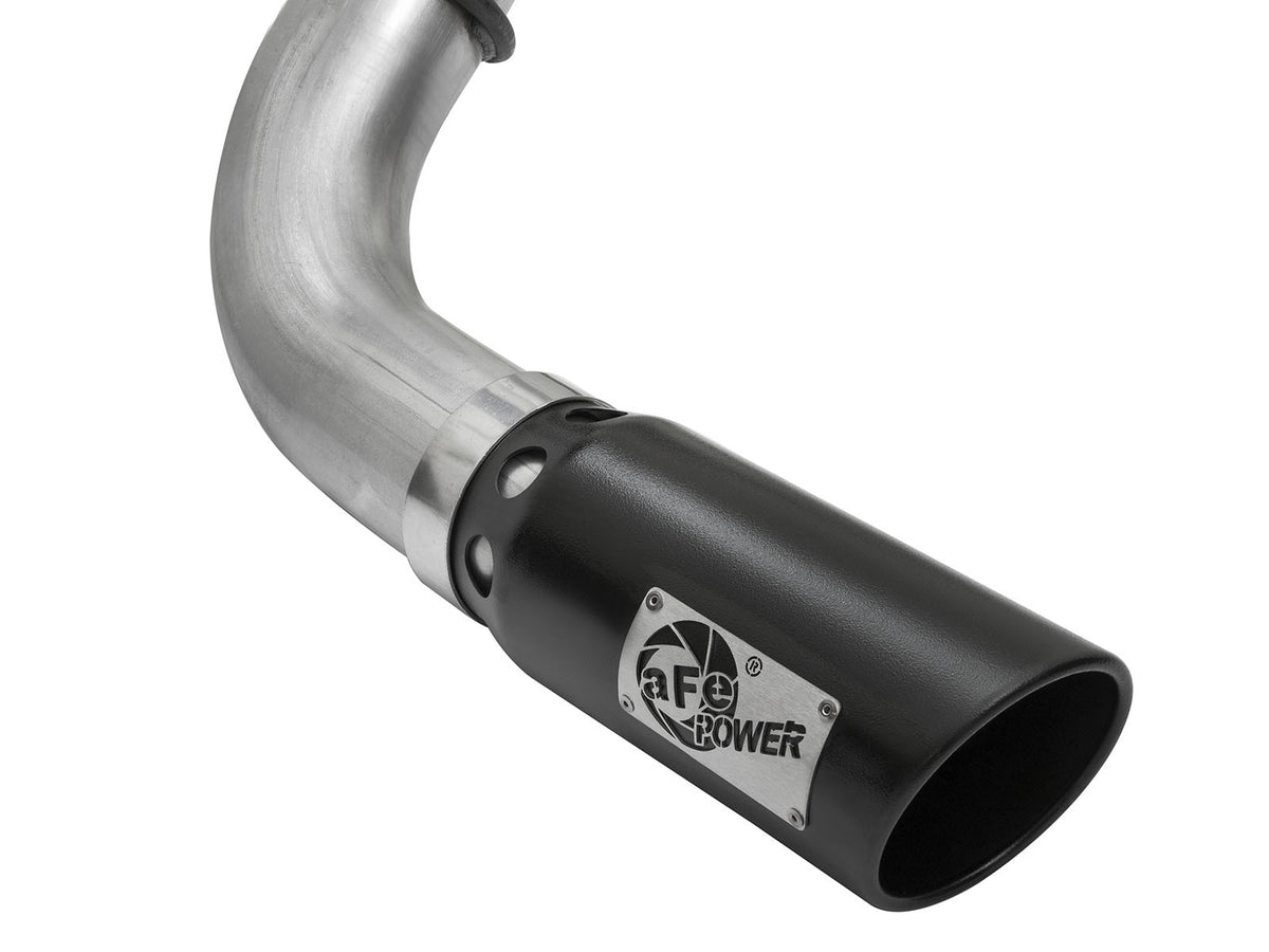 Atlas 4 Inch Aluminized Steel Dpf-Back Exhaust System w/Black Tip Nissan Titan Xd 16-19 V8-5.0L (td) aFe Power-3