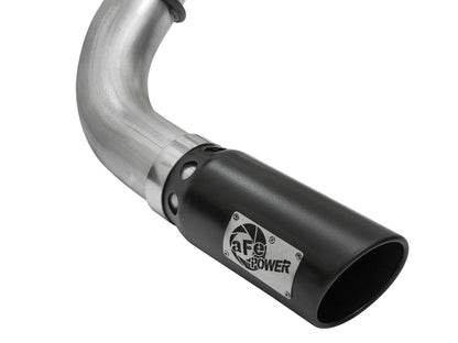 Atlas 4 Inch Aluminized Steel Dpf-Back Exhaust System w/Black Tip Nissan Titan Xd 16-19 V8-5.0L (td) aFe Power-3