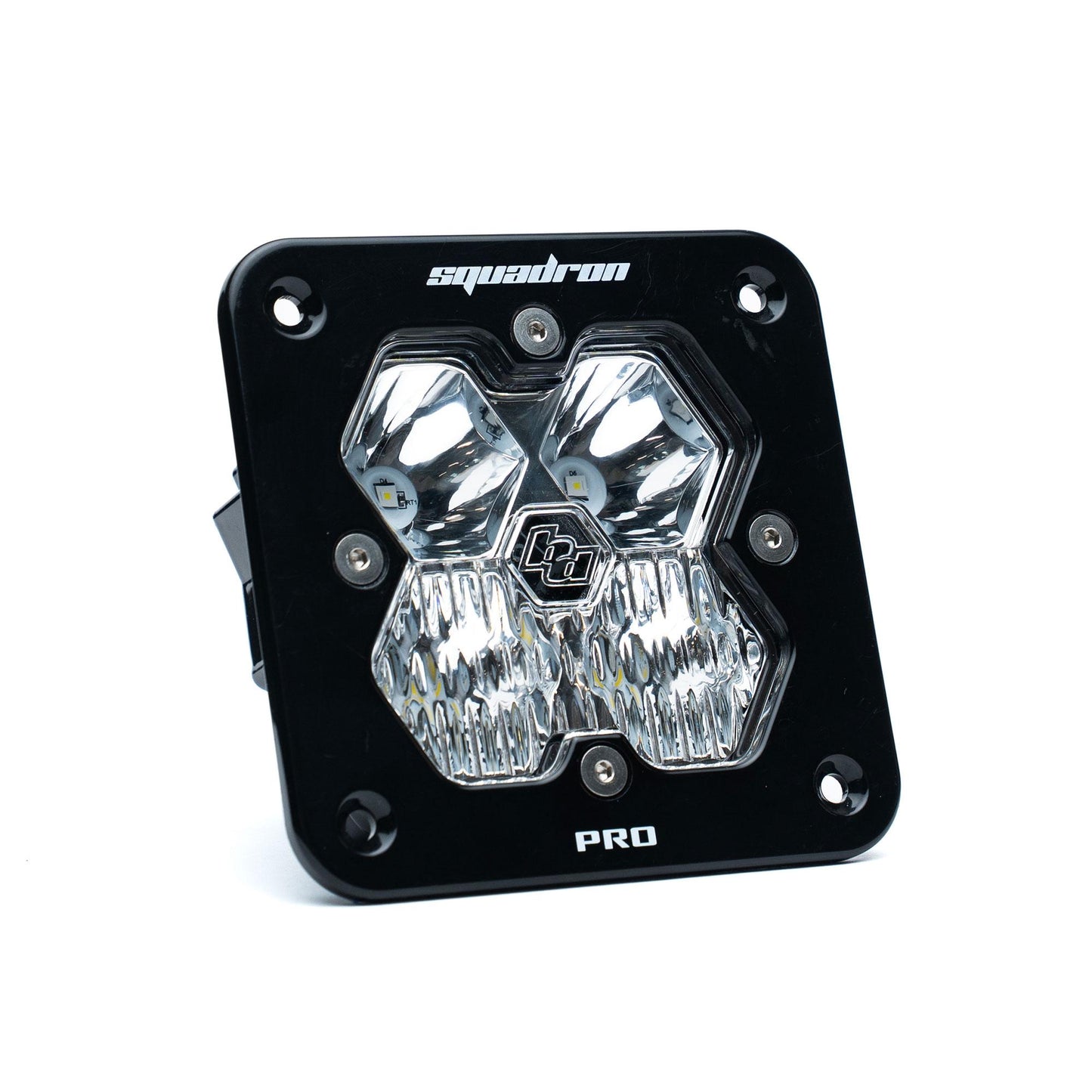 Squadron 2.0 Pro Black Flush Mount LED Auxiliary Light Pod Universal Clear Baja Designs-2