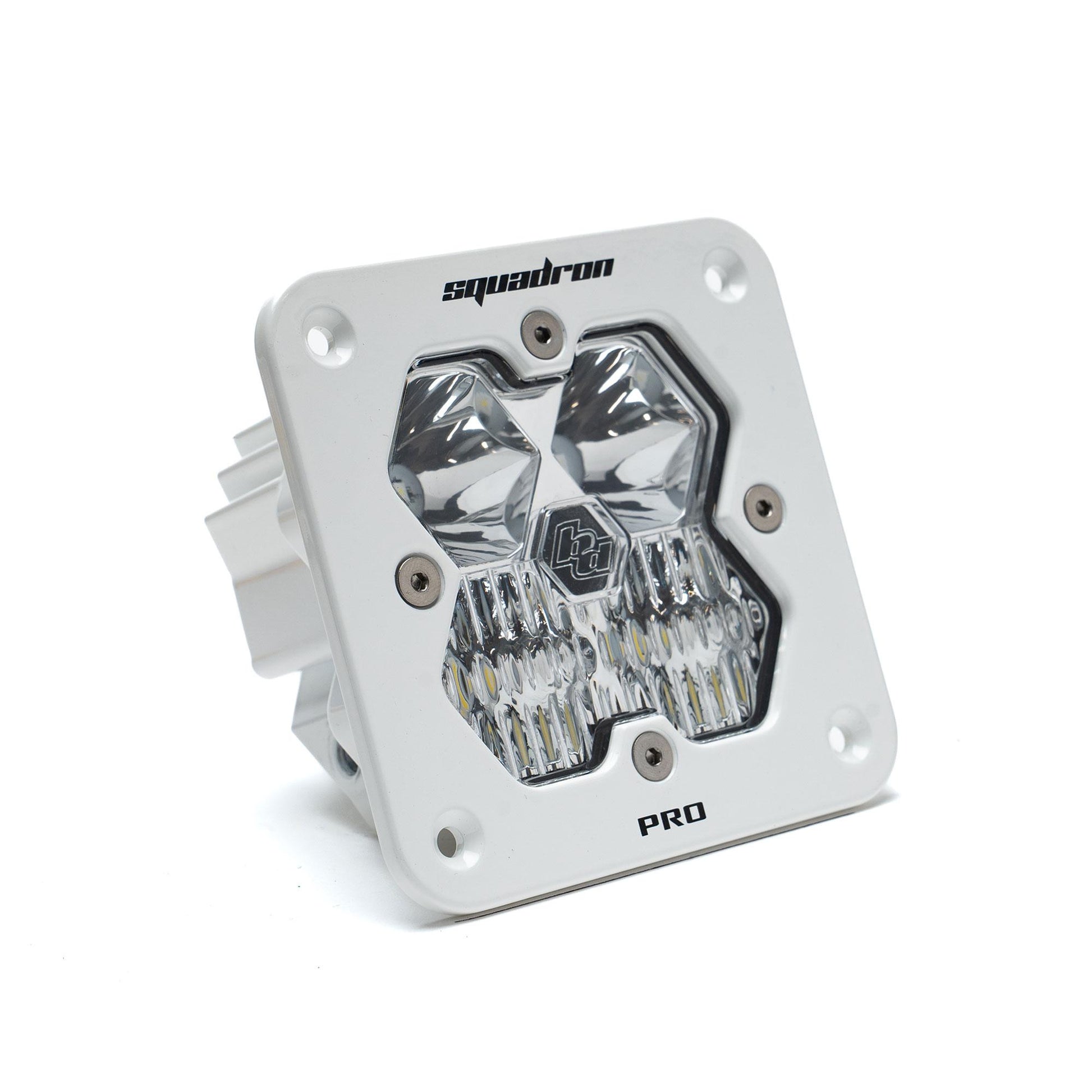 Squadron 2.0 Pro White Flush Mount LED Auxiliary Light Pod Universal Amber Baja Designs-2