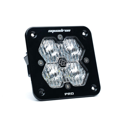 Squadron 2.0 Pro Black Flush Mount LED Auxiliary Light Pod Universal Clear Baja Designs-1