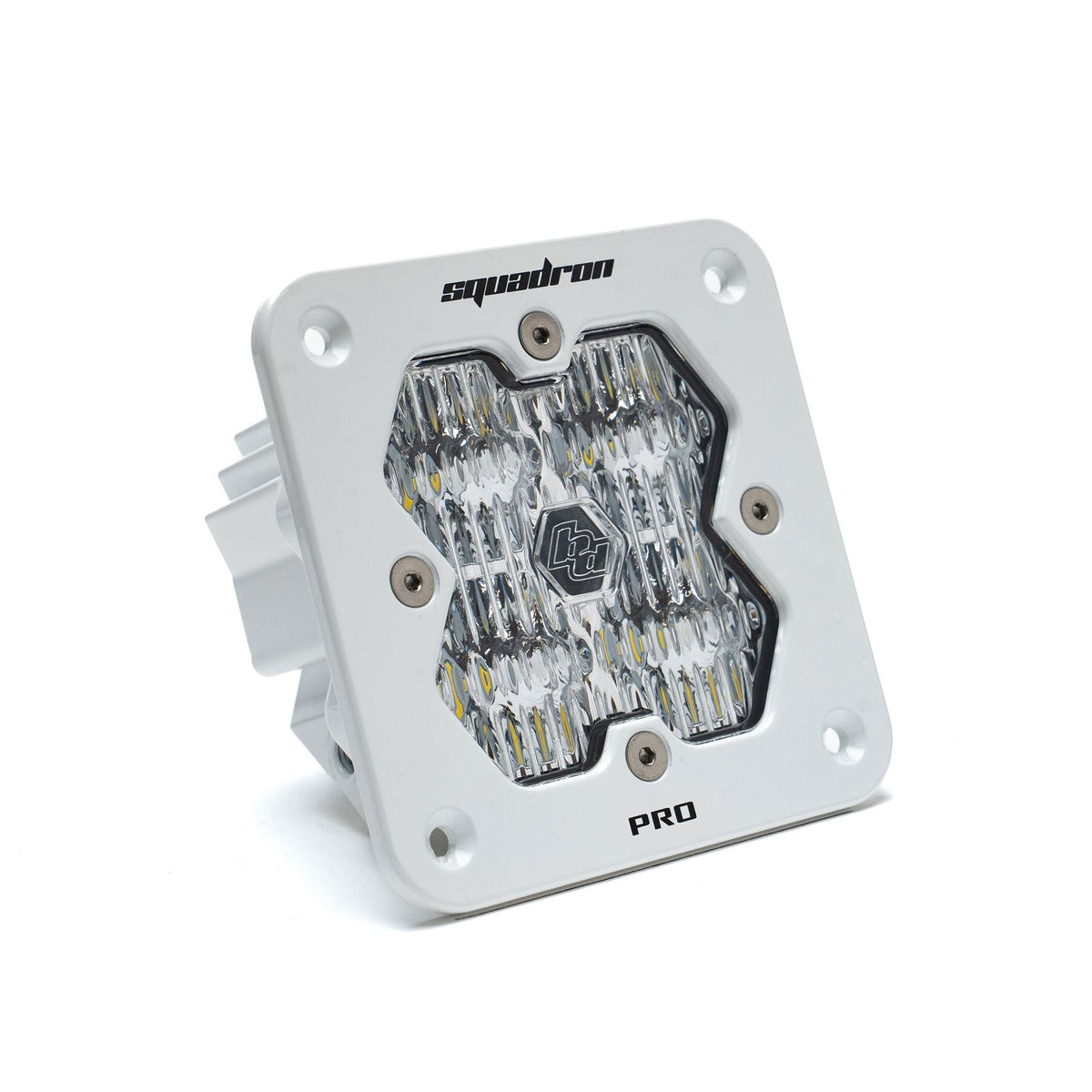 Squadron 2.0 Pro White Flush Mount LED Auxiliary Light Pod Universal Clear Baja Designs-1