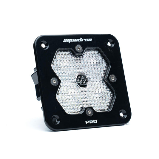 Squadron 2.0 Pro Black Flush Mount LED Auxiliary Light Pod Universal Clear Baja Designs