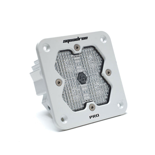 Squadron 2.0 Pro White Flush Mount LED Auxiliary Light Pod Universal Clear Baja Designs
