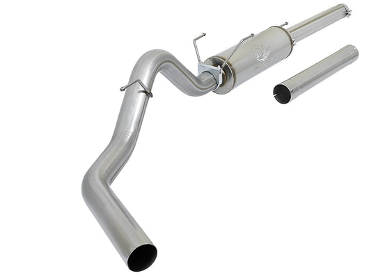 Large Bore-HD 4 Inch 409 Stainless Steel Cat-Back Exhaust System w/o Tip Dodge Diesel Trucks 03-04 L6-5.9L (td) aFe Power