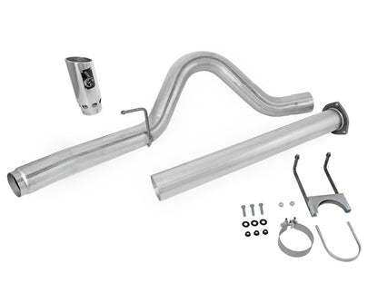 Large Bore-HD 4 Inch 409 Stainless Steel Dpf-Back Exhaust System Ford Diesel Trucks 11-14 V8-6.7L (td) aFe Power-4
