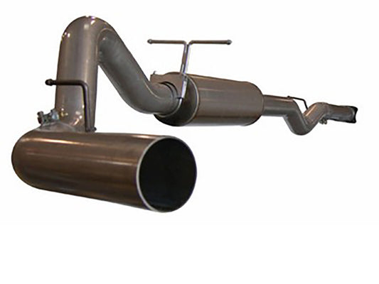 Large Bore-HD 4 Inch 409 Stainless Steel Cat-Back Exhaust System w/o Tip GM Diesel Trucks 01-05 V8-6.6L (td) LB7/Lly aFe Power